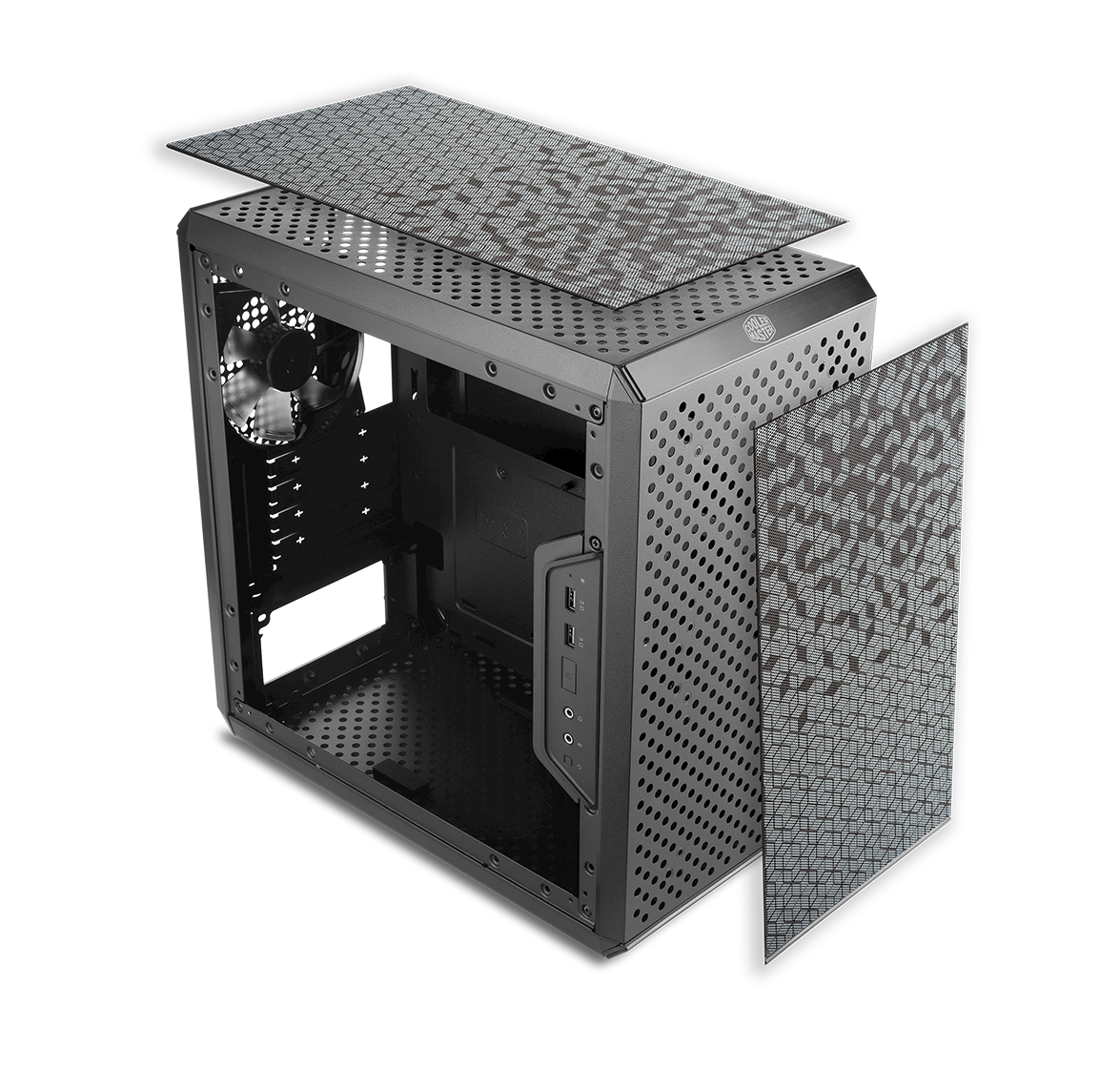 Cooler Master MasterBox Q300L Mini Tower PC Case Patterned Magnetic Dustfilters