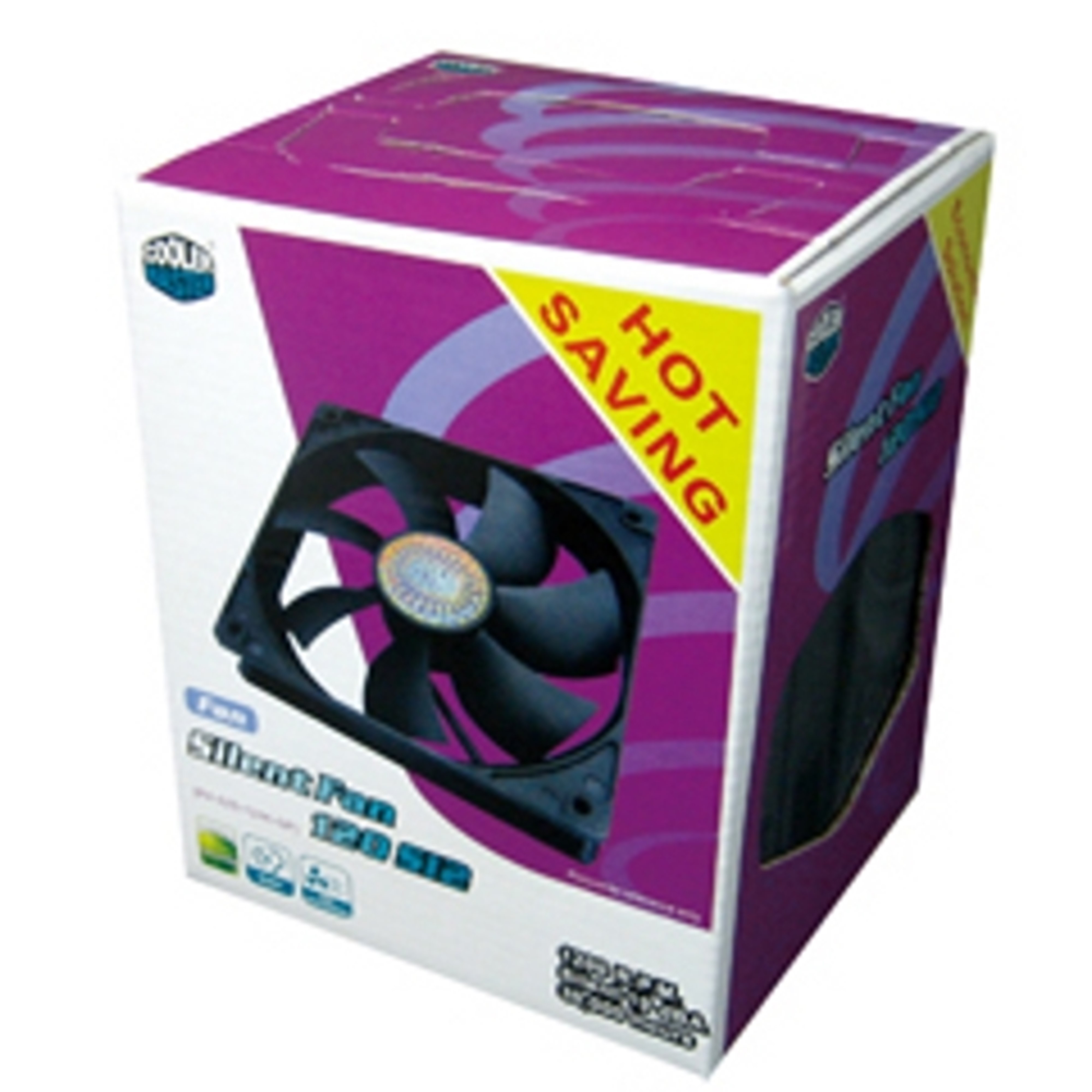 COOLER MASTER 120 120mm PWM Chassis Fan Gale Volume Silent Fan 12025 Chassis Cooler Master 2X 