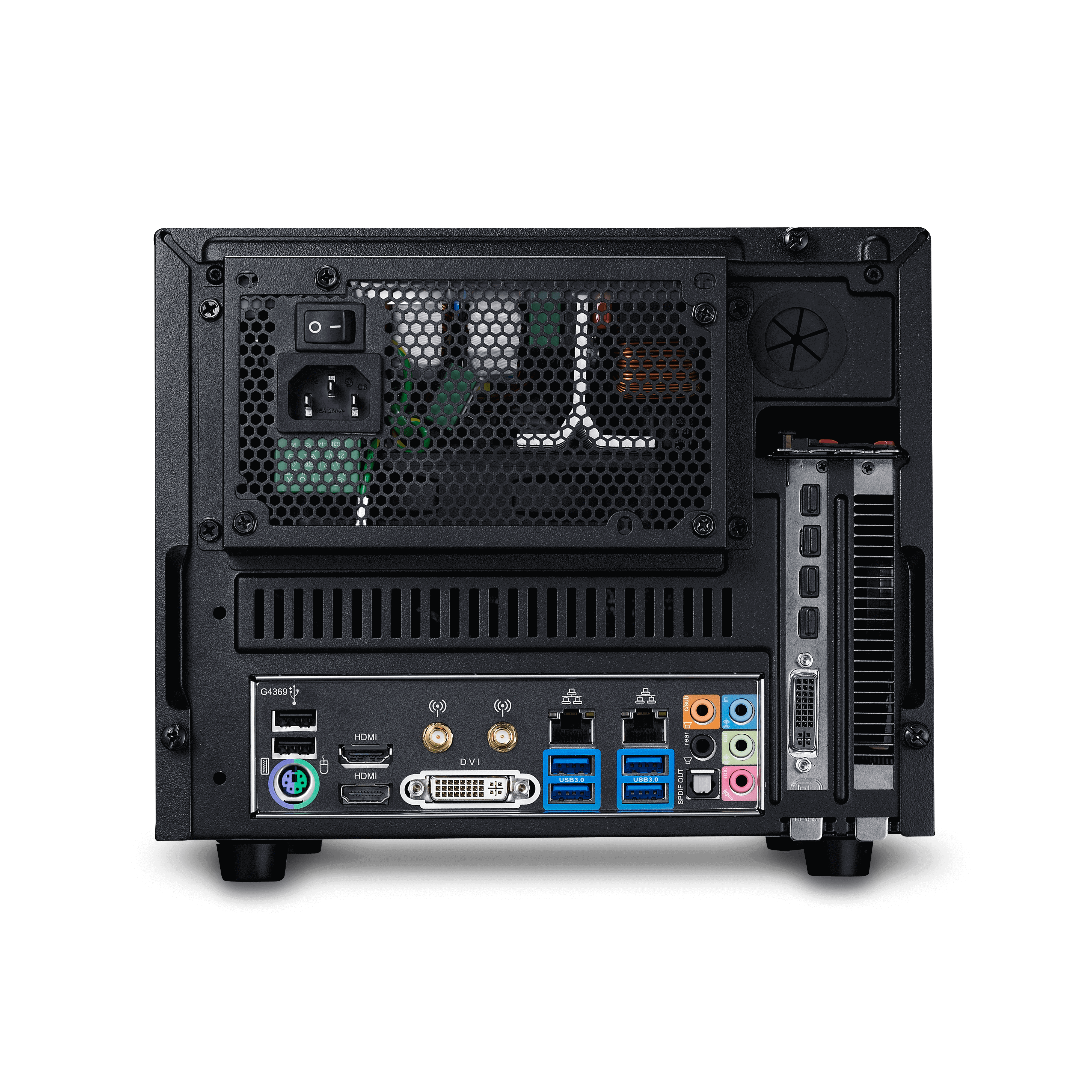 Cooler Master Elite 130 - Noir Mini - ITX, 2xVentilateurs, Mini PC , 1xODD Boitier PC 