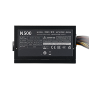 Elite NEX 230V 75% efficiency N500 - Spec Label