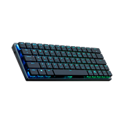SK621 Low Profile Wireless Mechanical Keyboard - comes with hybrid wireless functionality, giving you the choice of clean, wireless freedom or lag-free wired functionality