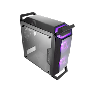 MasterBox Q300P Mini Tower Case - Four removable handles make it easy to transport or carry your full system build to a LAN Party.