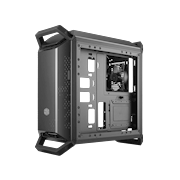 MasterBox Q300P Mini Tower Case - The I/O panel can be adjusted to six different locations. On both side of the body you can install the I/O panel at the front, top or bottom.