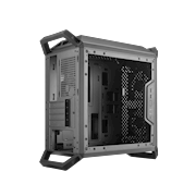 MasterBox Q300P Mini Tower Case - Despite the Micro-ATX form factor and the body depth and height of only 370mm x 370mm, the MasterBox Q300P can accommodate a normal ATX PSU.