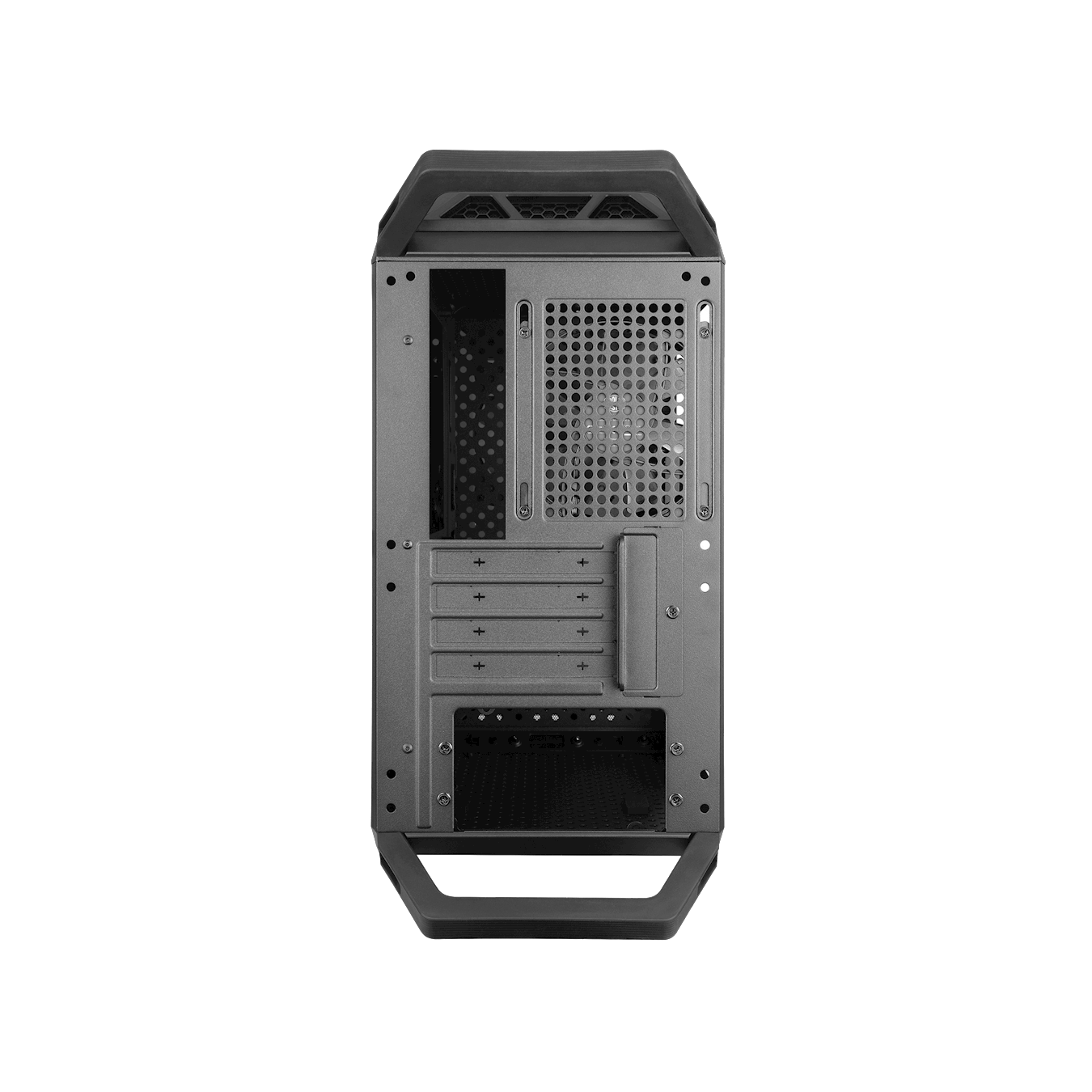 MasterBox Q300P Mini Tower Case - Rear angle view
