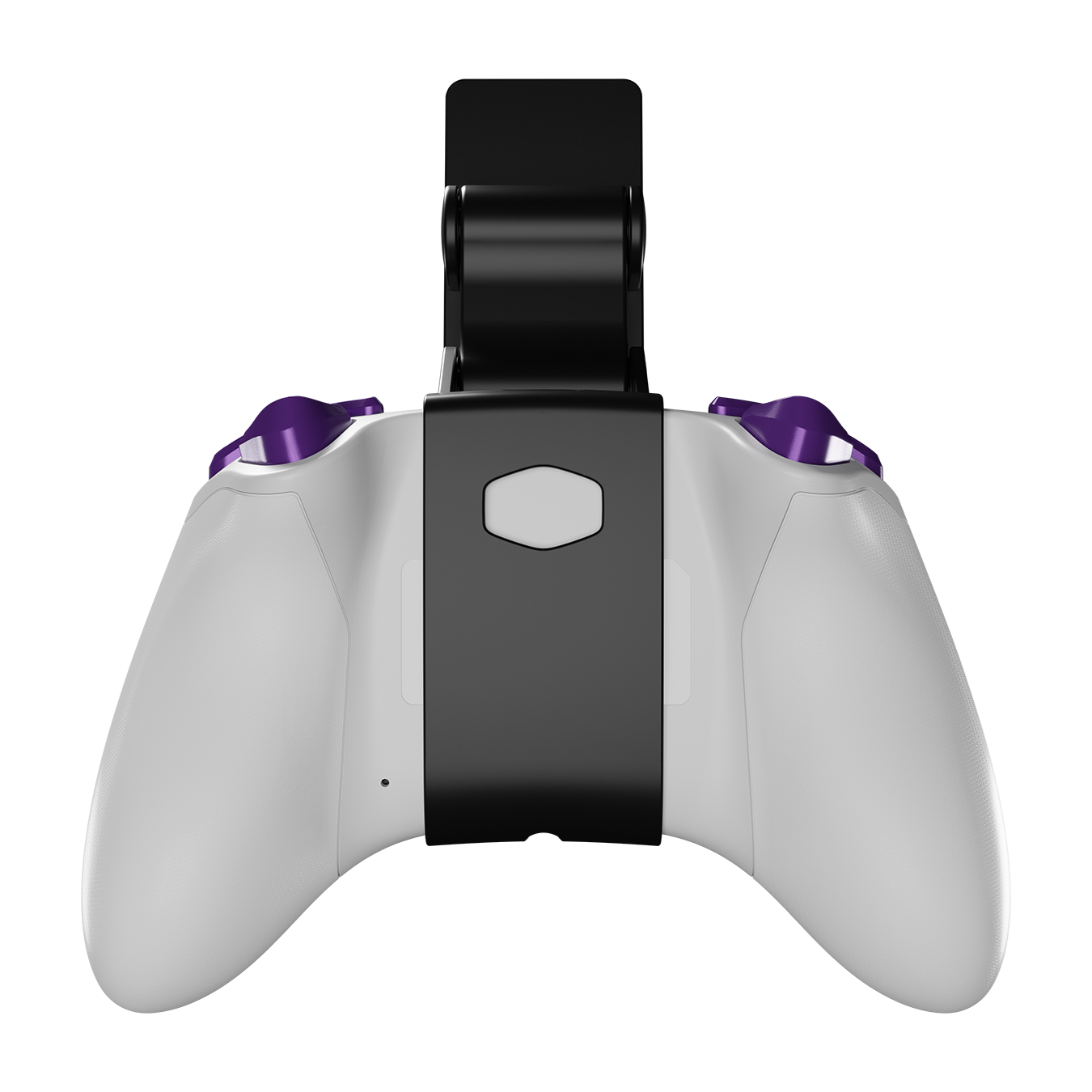 Storm Controller White with Cradle - Back View