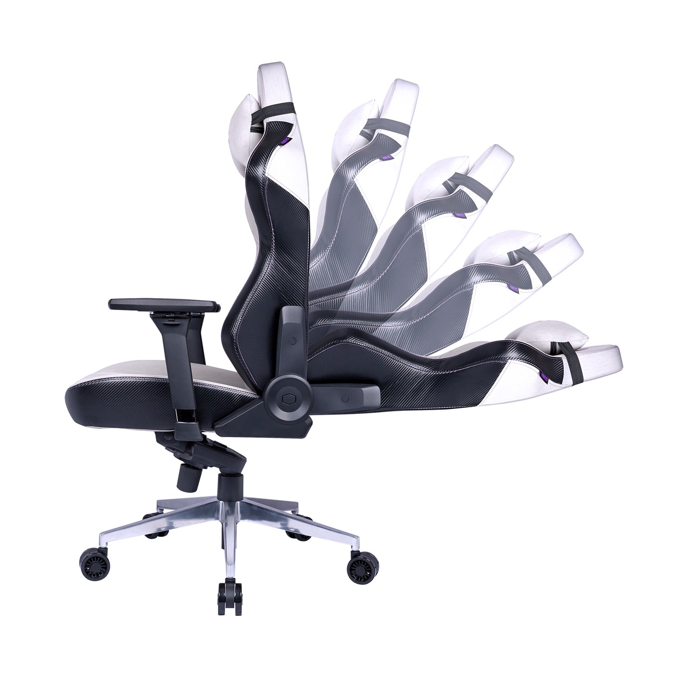Caliber X1C Gaming Chair - Caliber X1C ergonomic design meets the individual’s needs with a comfortable range of the reclining backrest.