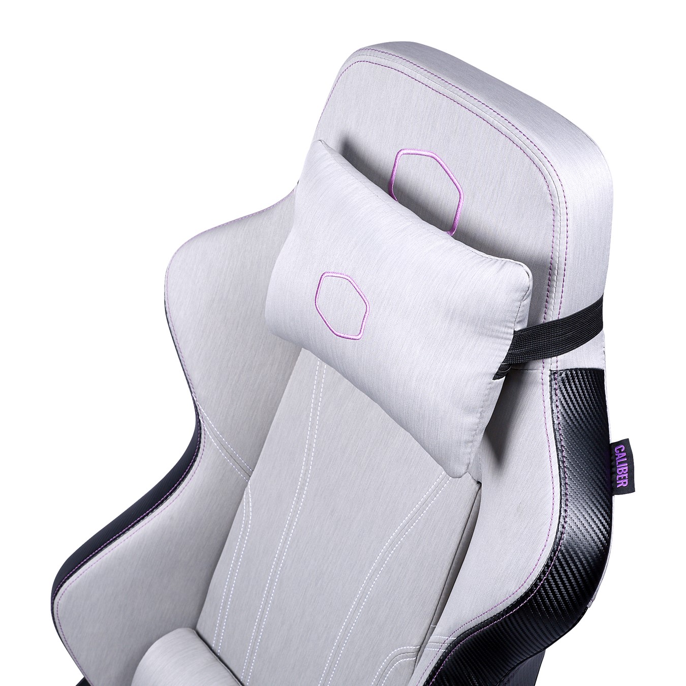 Caliber X1C Gaming Chair - The headrest and lumbar pillow will provide you with the best level of comfort to reduce back pain and alleviate neck strain.