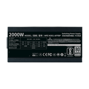 M2000 Platinum - power rating label