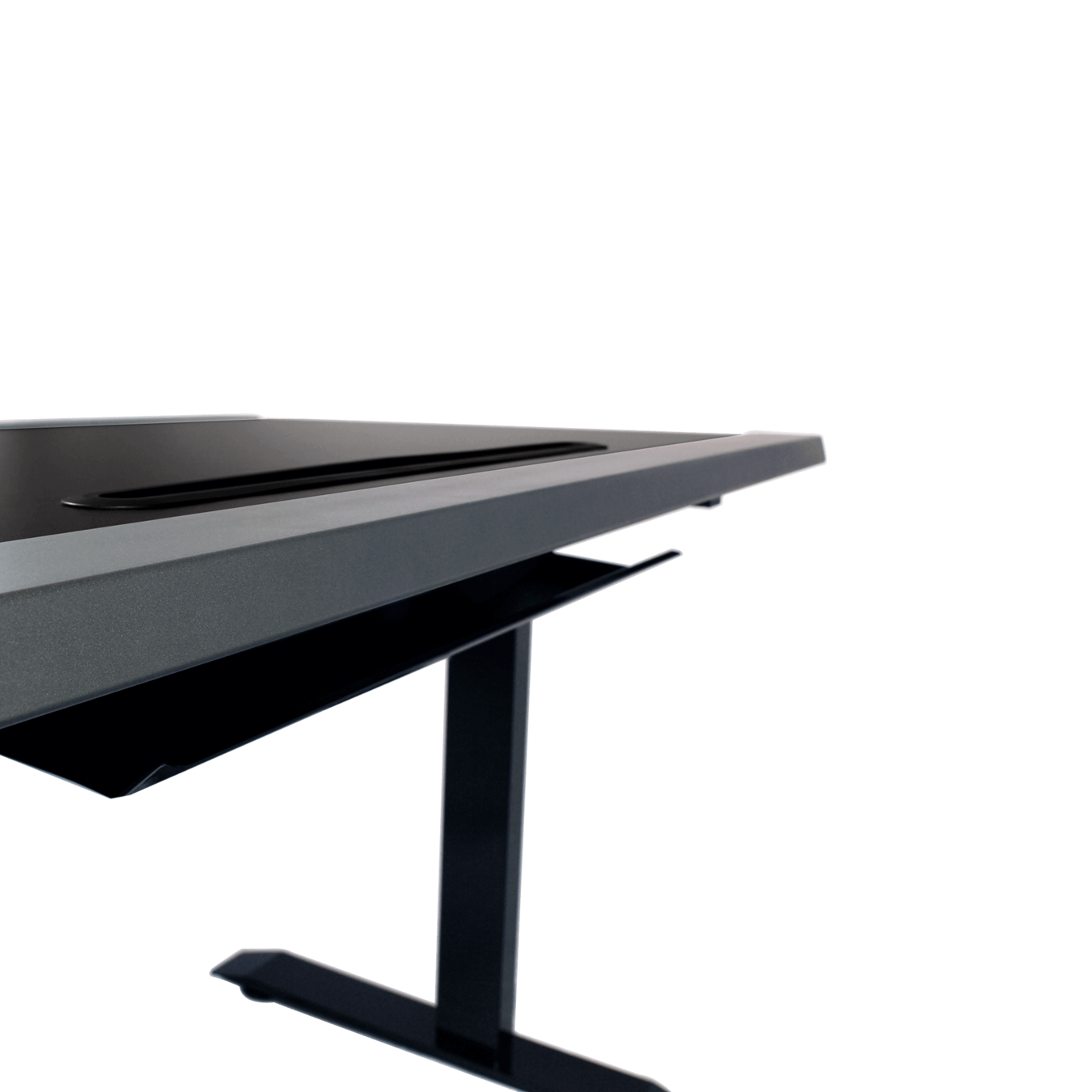 GD120 ARGB Gaming Desk - Close up shot at the back of desk