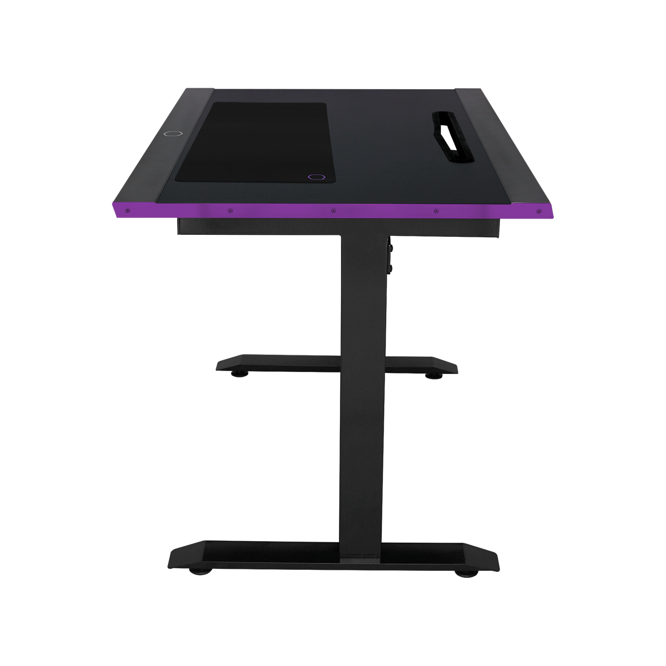 GD120 ARGB Gaming Desk - Tilt side view