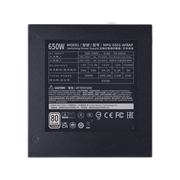 XG650 Platinum - Power Rating Label