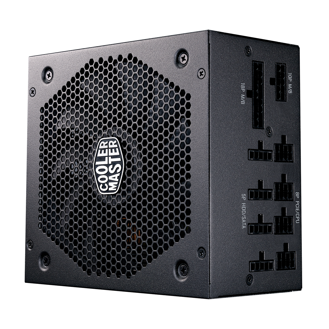 Cooler Master V750 Gold White Edition V2 Full Modular Semi-fanless Operation 750W 80+ Gold Efficiency 16AWG PCIe high-Efficiency Cables 