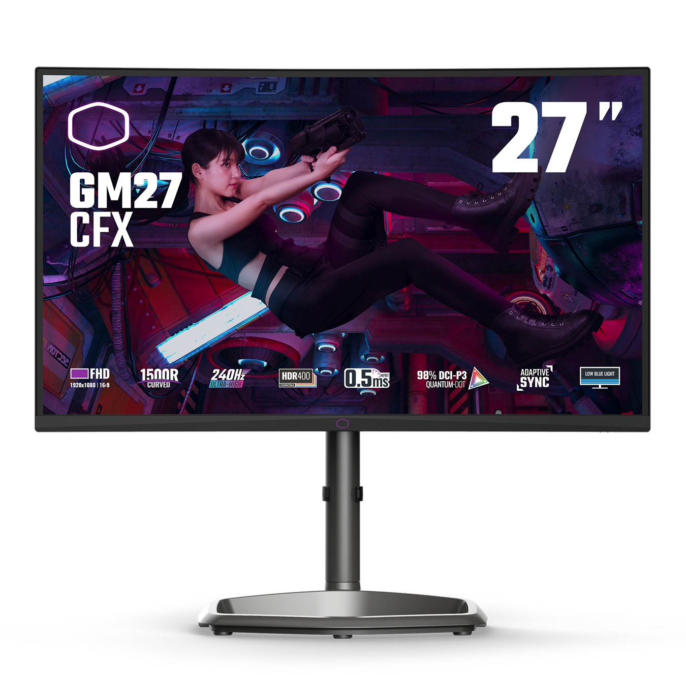 GM27-CFX - Feel games in an entirely new light with our new 27" curved gaming monitor.