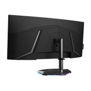 GM34-CWQ ARGB 34" Curved Gaming Monitor - Has a clean design with minimal branding that can fit perfectly in any setup