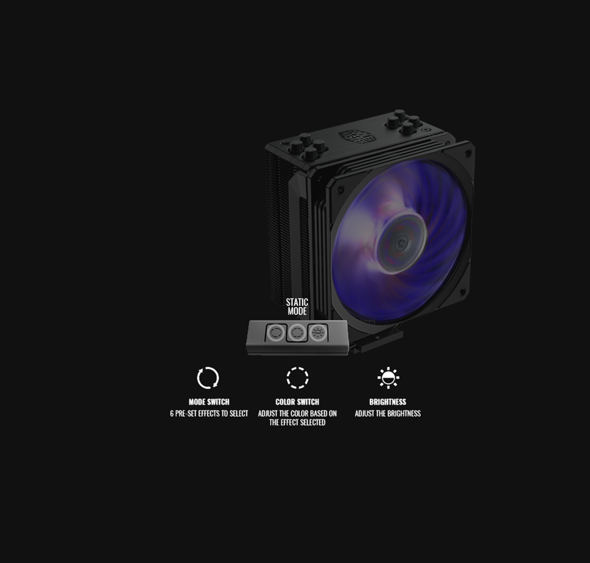 Hyper 212 RGB Black Edition CPU Air Cooler | Cooler Master