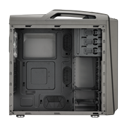 Scout 2 Gunmetal Grey - supports up to 9 fans, including dual 120mm fans on the acrylic side panel window