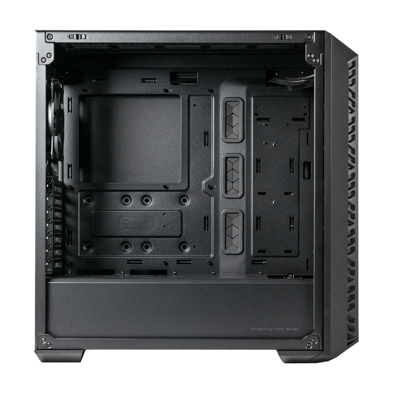 MasterBox 520 Black - Side Open
