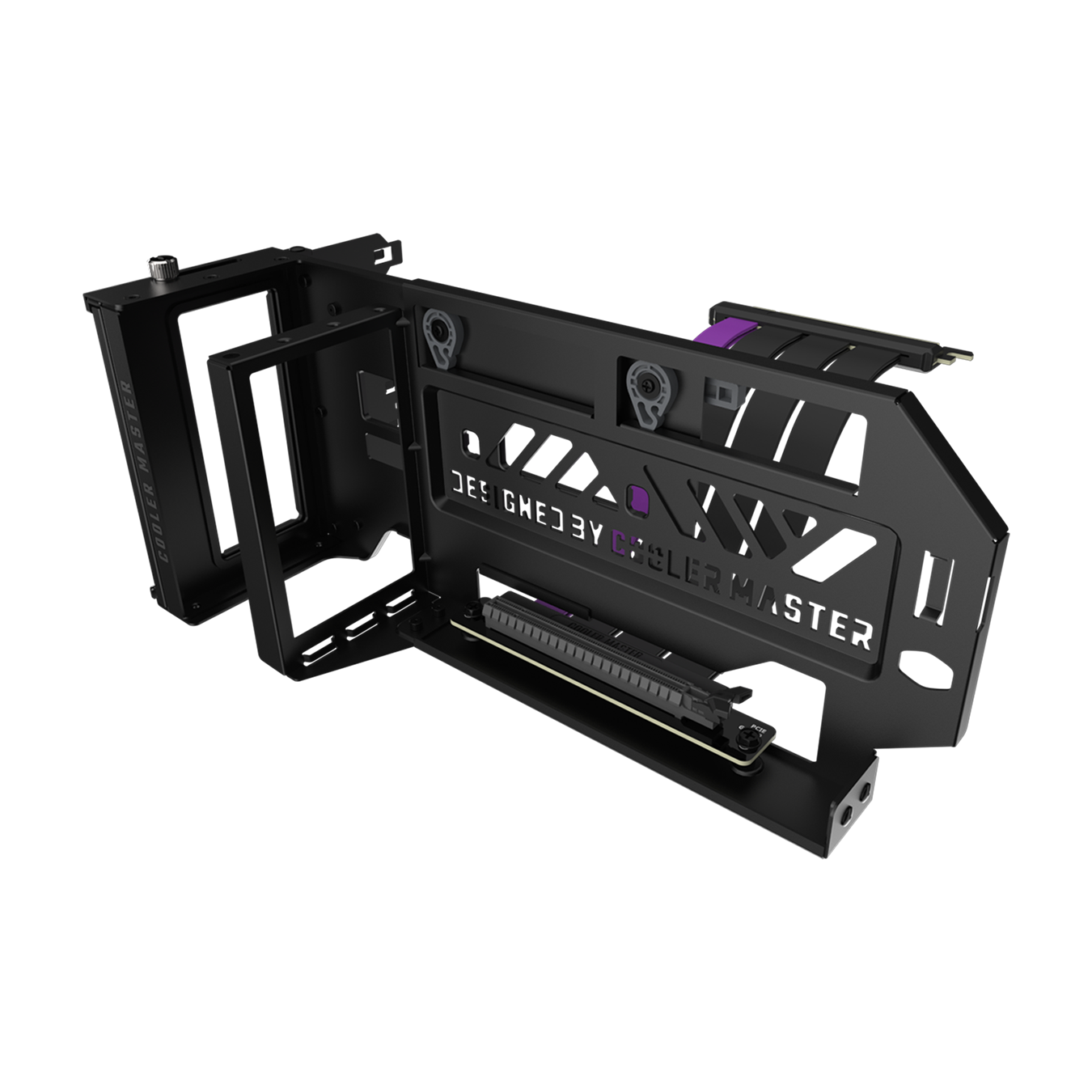 Vertical Graphics Card Holder Kit V3 - The modular design accommodates graphics cards of all sizes and supports various RAM and motherboard layouts.