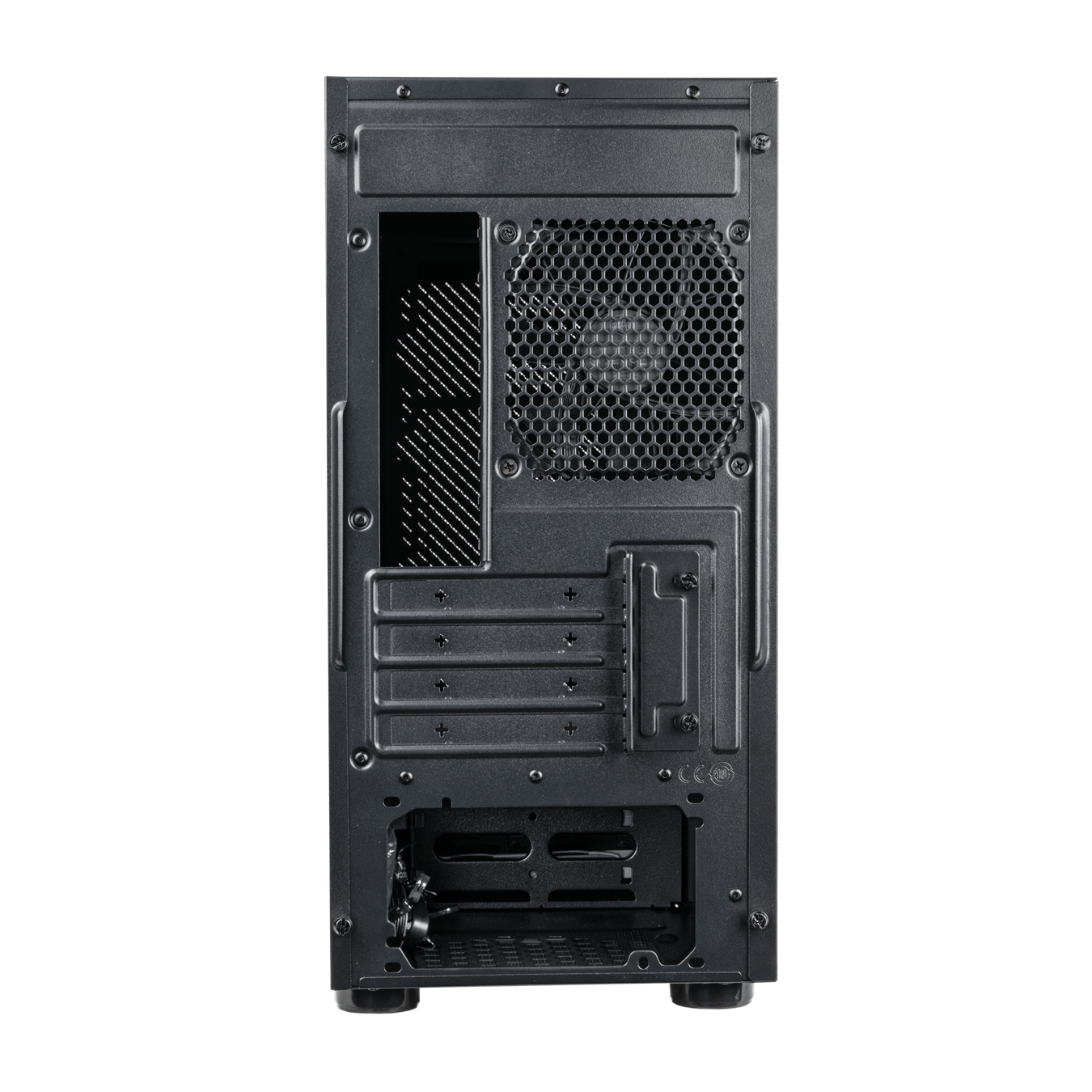 Elite 300 m-ATX PC Case - Full Black Coating & PSU Cover