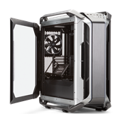 COSMOS C700M - A flat radiator bracket design offers more versatility for liquid cooling with the ability