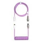 Coiled Keyboard Cable - Purple