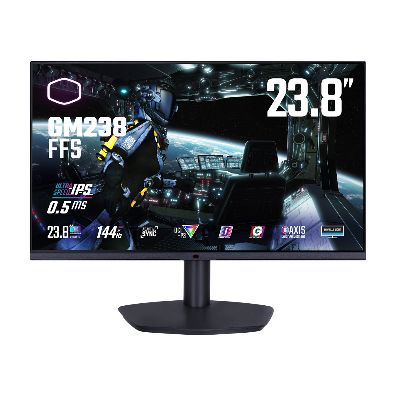 GM238-FFS Flat Gaming Monitor - Main