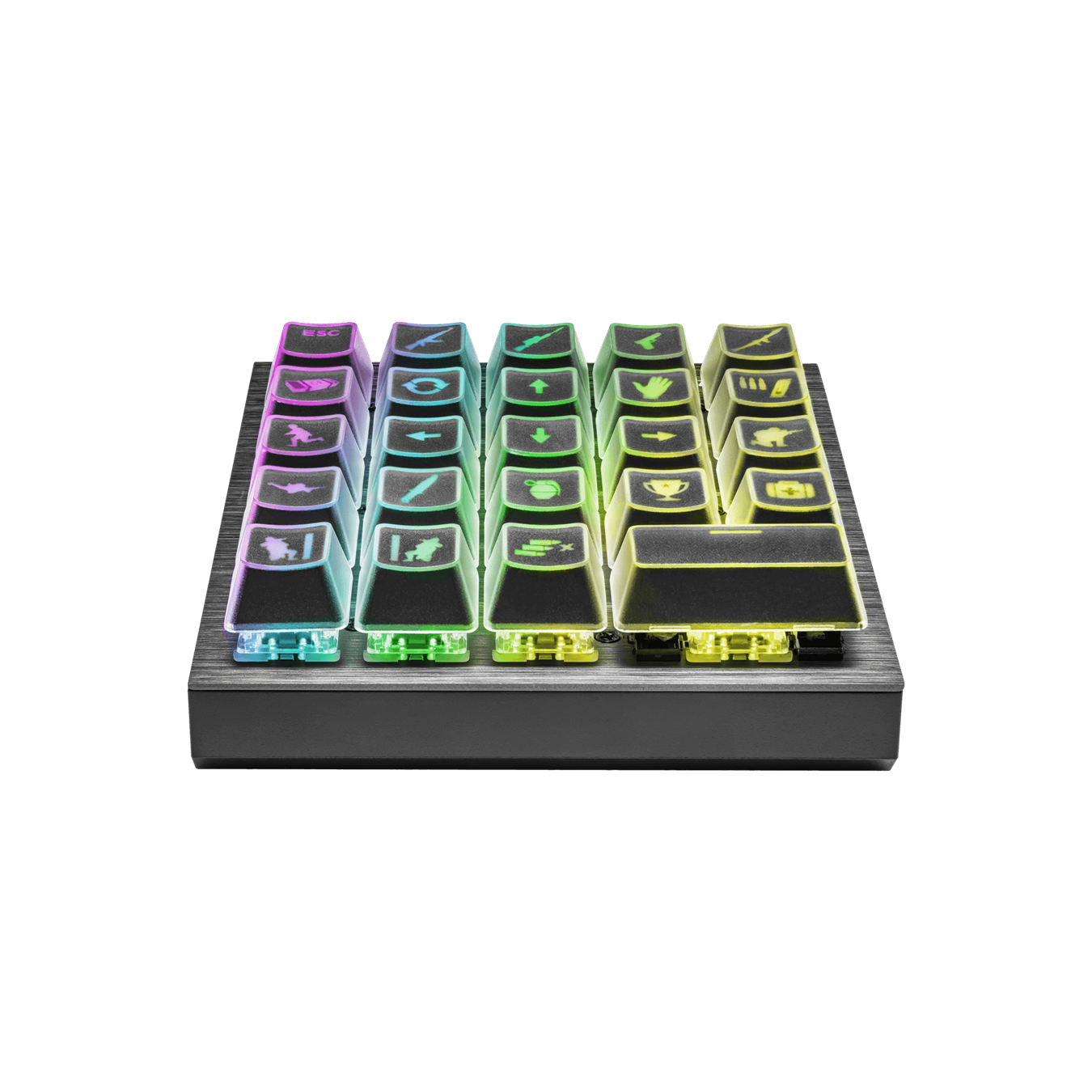Control Pad Extra Keycap Sets - Gaming Set - Front View