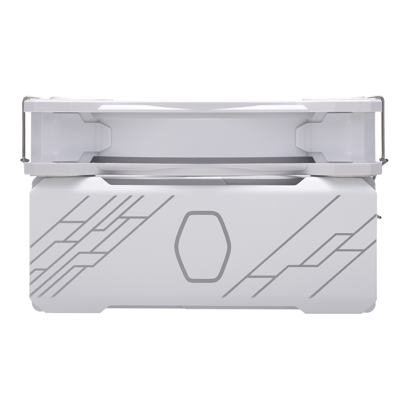 Hyber 212 Halo White - Polished Aluminum Top Cover