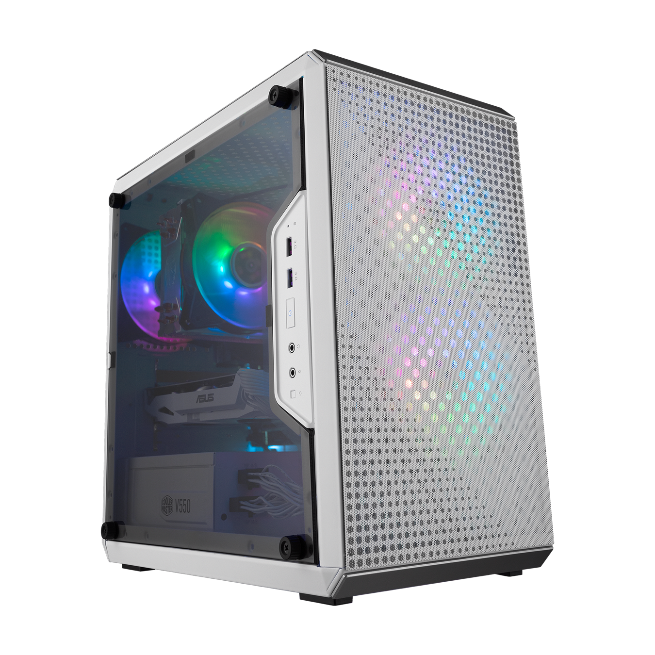 MasterBox Q300L White - High Flexibility for System Building