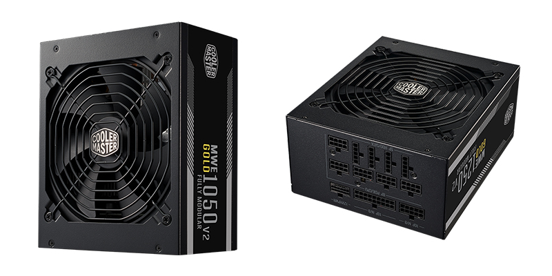 ATX3.0対応フルモジュラー式電源ユニットMWE Gold V2 FM 1250W/1050W