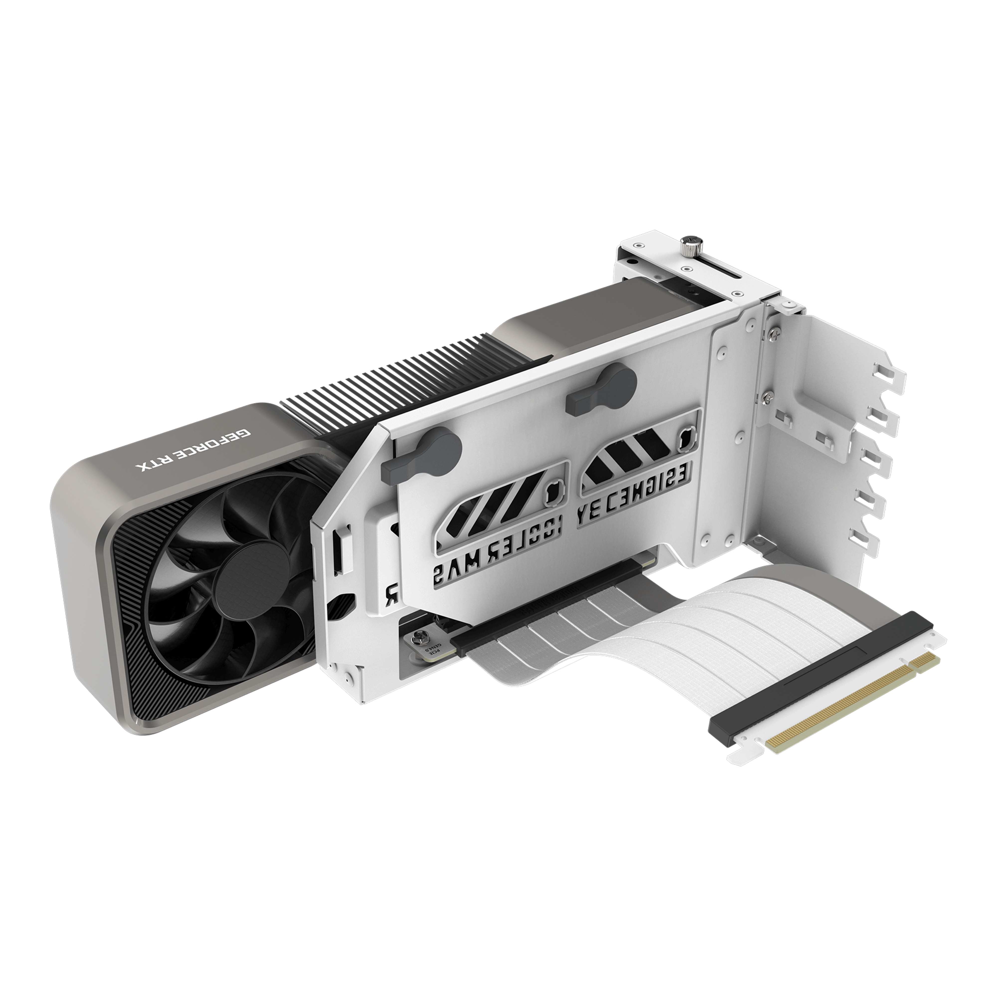 Cooler Master Vertical Graphics Card Holder Kit V3 White (PCIe 4.0)