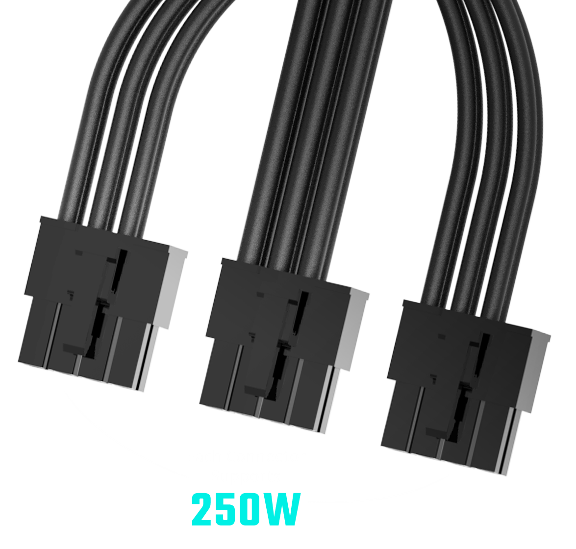 Three 8-pin connectors