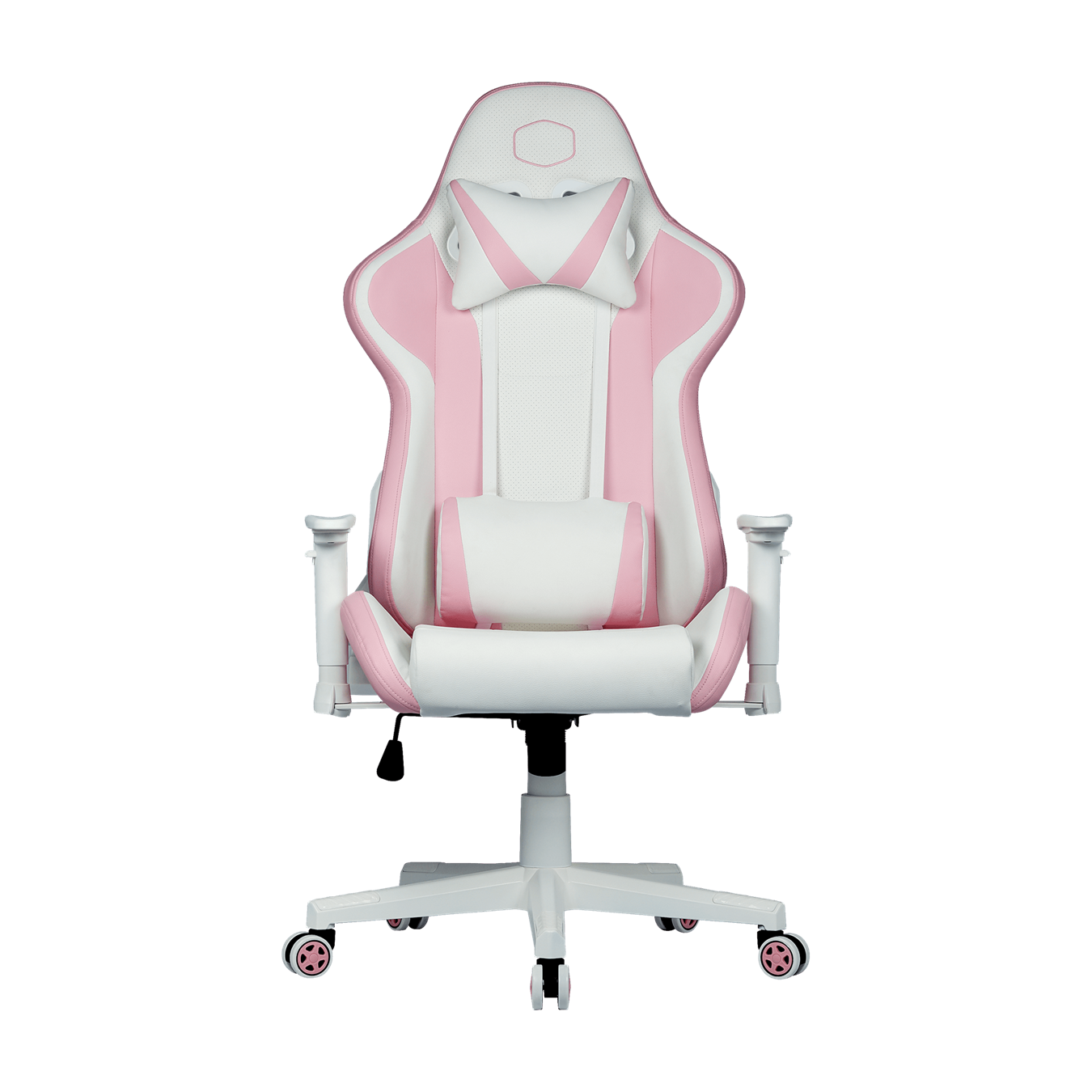 Caliber R1S Rose White Edition Gaming Chair - Cooler Master Caliber R1S helps you achieve hard quests while staying dry and comfortable.