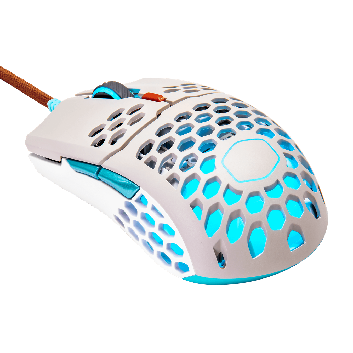 MM711 Retro RGB Gaming Mouse - New perforated housing is engineered to be supremely durable and lightweight, meaning you can play longer without fatigue. The elegant metallic color will also impress you.
