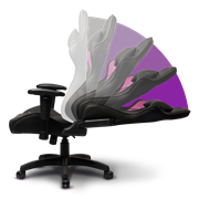Caliber R1 Purple - 90-180 degree adjustment of backrest