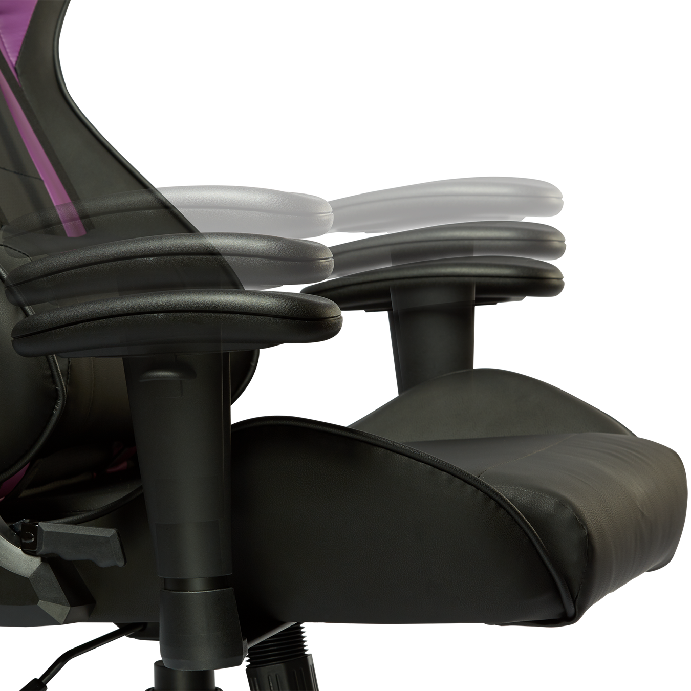 Caliber R1 Purple - Adjustable armrest