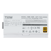 V750 Gold V2 White Edition - power rating label