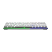 SK622 Silver White Hybrid Wireless Mechanical Gaming Keyboard