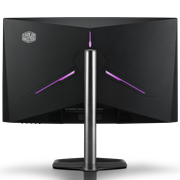 GM27-CF Gaming Monitor - Our “Halo” stand supports up to 110mm of height adjustment, 30° swivel and 15° degrees tilt.