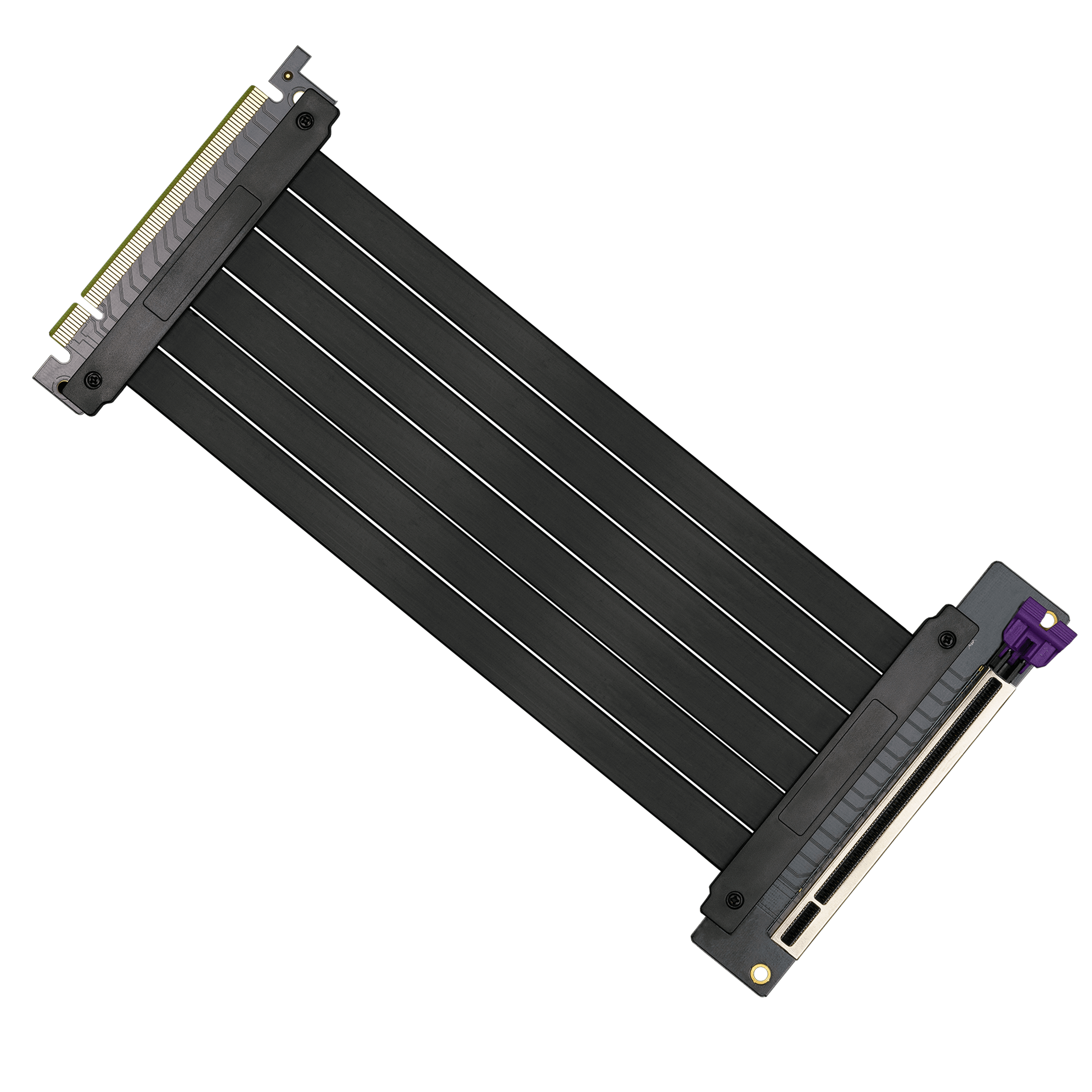 Soporte de GPU Vertical Universal con Soporte de Tarjeta gráfica de Metal de línea Plana de 220 mm Kit de Soporte de Tarjeta VGA Vertical antiinterferencias Soporte de Tarjeta de línea de extensión