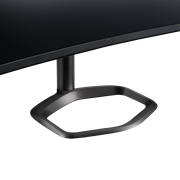 GM27-CF Gaming Monitor - The Cast-Aluminum stand provides a beautiful table centerpiece with a unique Cooler Master Design and functional purpose.