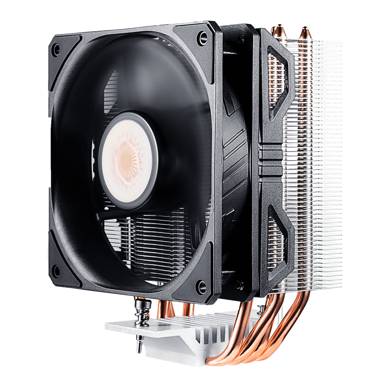 Hyper 212 EVO V2 - Low vibrations and quiet fan allows for nearly inaudible levels