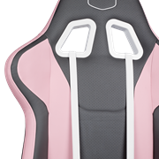 Caliber R1S Rose Grey Edition Gaming Chair - The breathable PU provides maximum comfort for all body types and keeps you feeling cool and energized at all times.