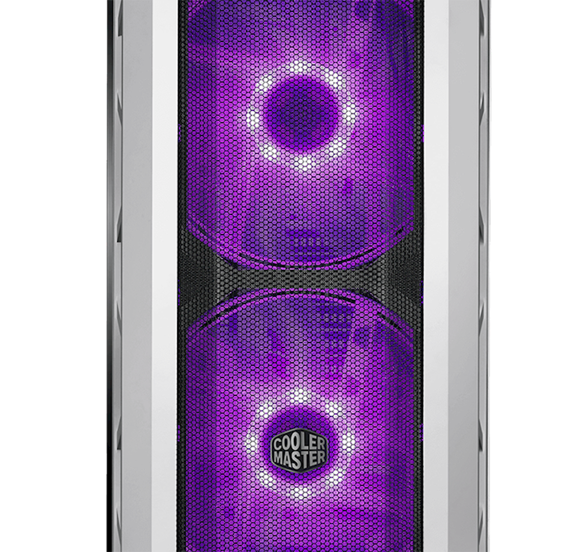 Two 200mm Rgb Fans Behind A Mesh Front Panel