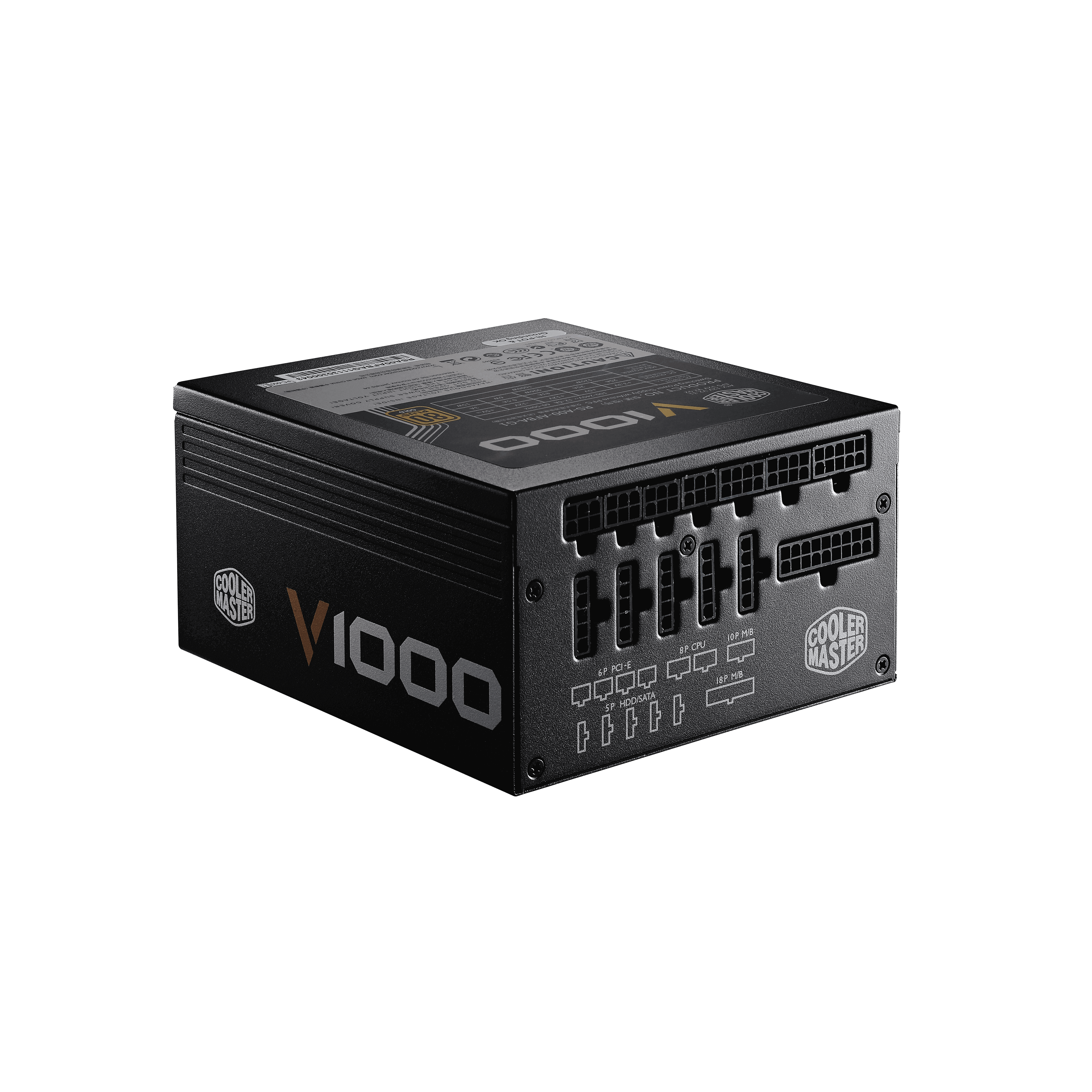 V1000 1000W Fully Modular 80 PLUS Gold Certified Power Supply 