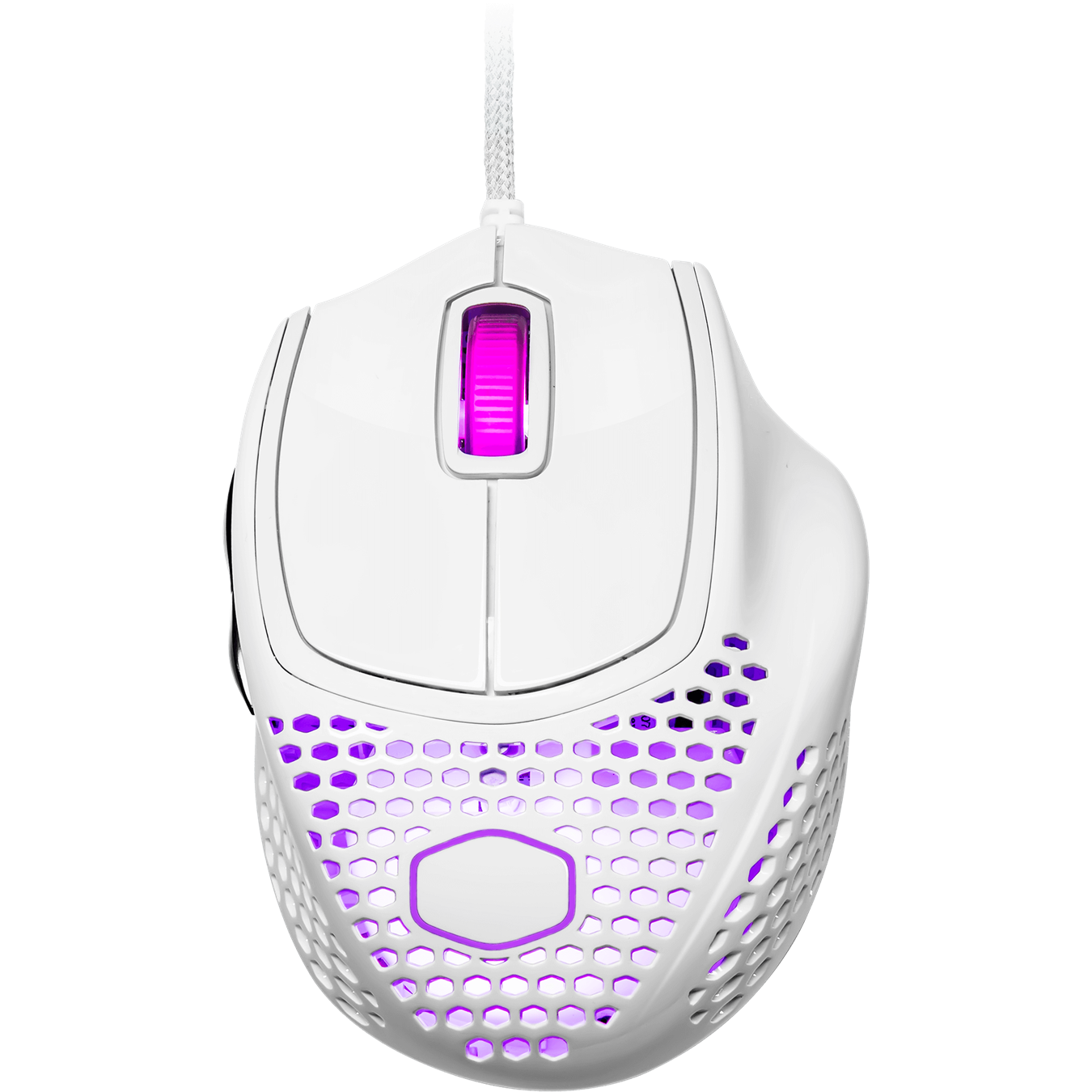 MM720 RGB Gaming Mouse - Glossy White