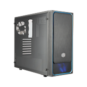 MasterBox E500L (Side Window Panel Version) Mid Tower Case - 45 degree angle view