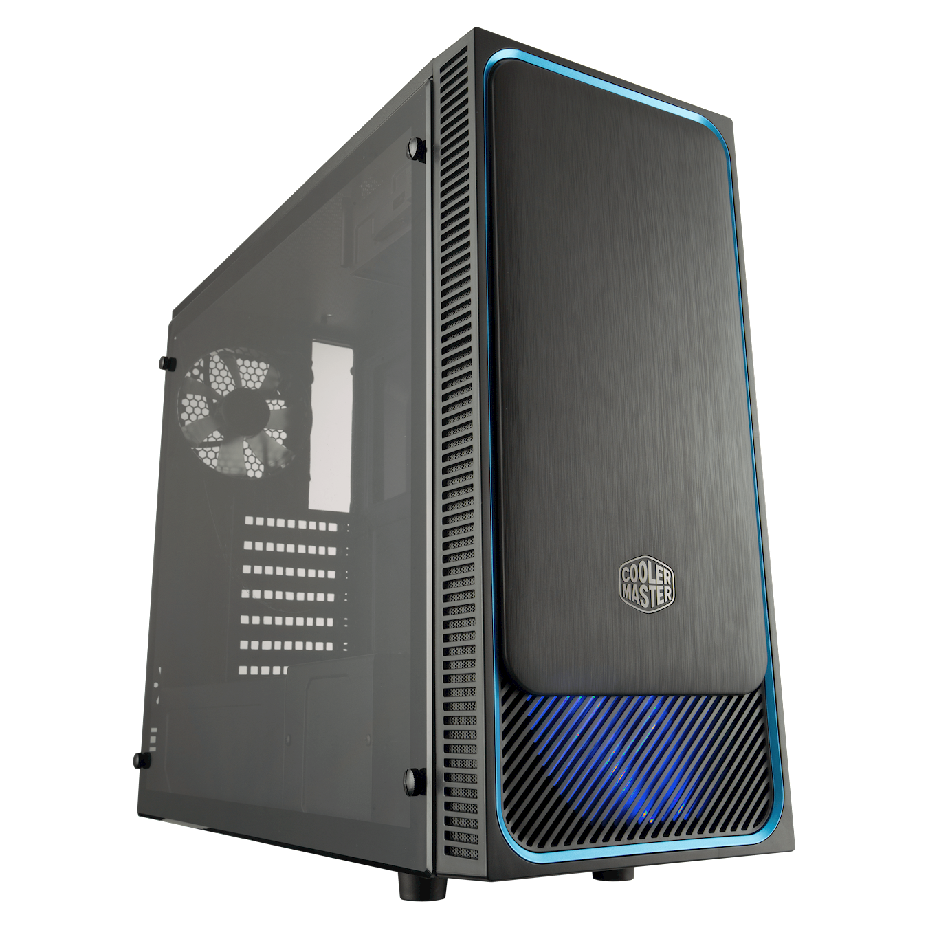 MasterBox E500L (Side Window Panel Version) Mid Tower Case - Support for a Total of 3 Fans & Watercooling