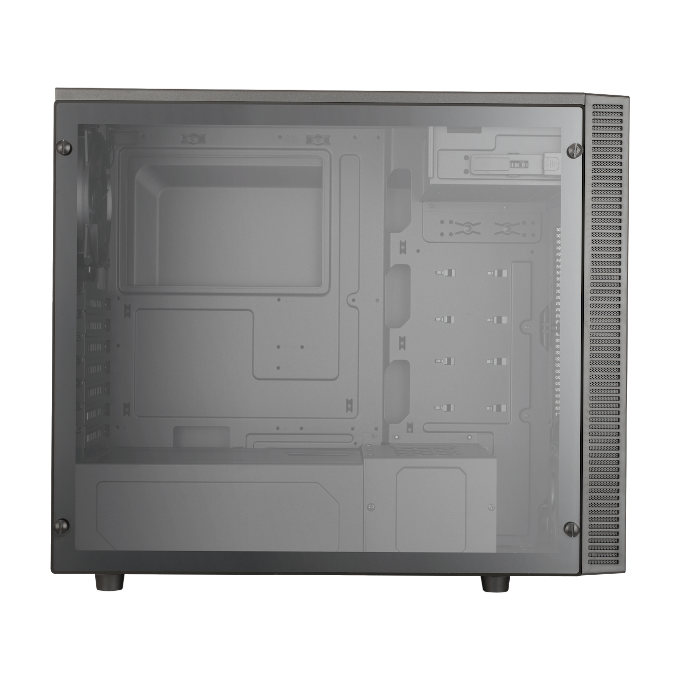 MasterBox E500L (Side Window Panel Version) Mid Tower Case - You won't ever have to worry about the fit of your graphics card, with support for even the largest, widest cards.